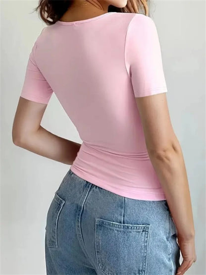 3pcs Slim Fit Short Sleeve