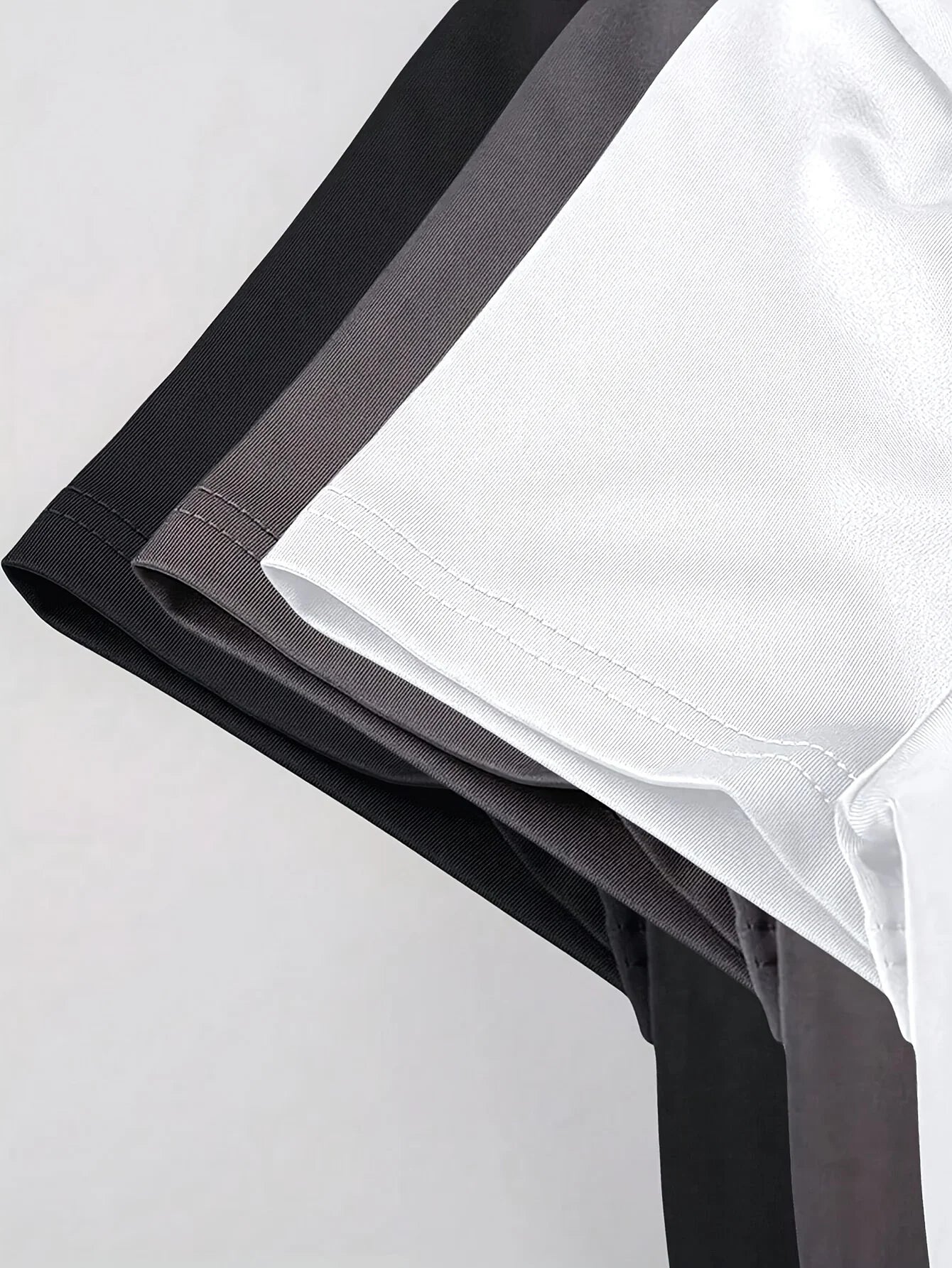 3pcs Slim Fit Short Sleeve